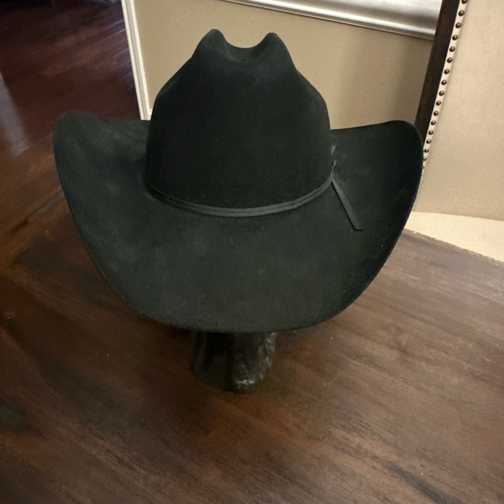 Resistol Black Western Cowboy Hat - Satin Lined Interior